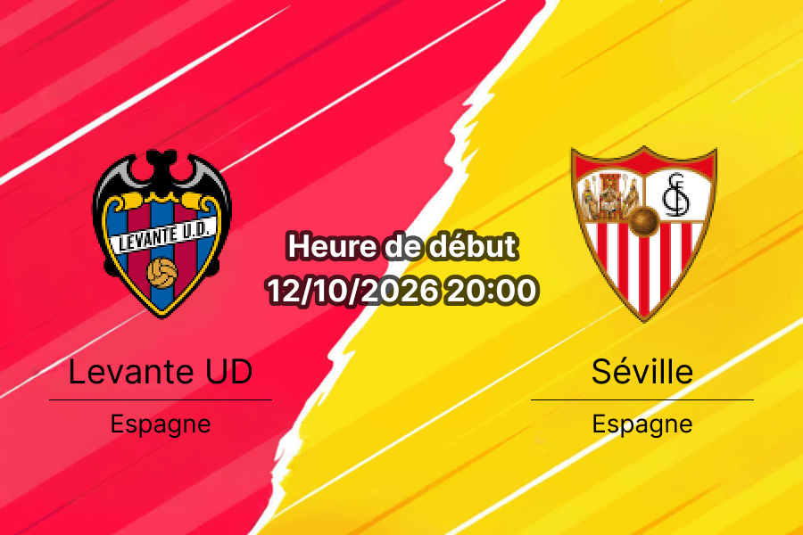 Pronostic Levante UD Séville – Estadi Ciutat de València, La Liga J8, 12 octobre 2026