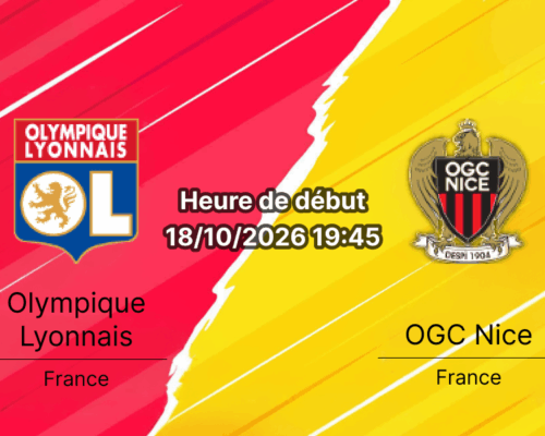 Pronostic Lyon Nice – Groupama Stadium, Décines-Charpieu, Ligue 1 Journée 7, 18 octobre 2026