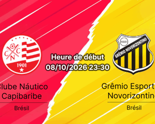Pronostic Náutico Novorizontino — Estádio Eládio de Barros Carvalho Recife, Série B Brasileira Rodada 32, 8 octobre 2026