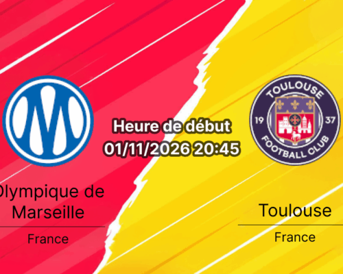 Pronostic OM Toulouse – Stade Vélodrome Marseille, Ligue 1 Journée 9, 1er novembre 2026