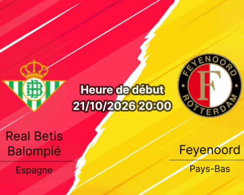 Pronostic Real Betis Feyenoord – Estadio La Cartuja Séville, Ligue des champions UEFA Journée 3, 21 octobre 2026