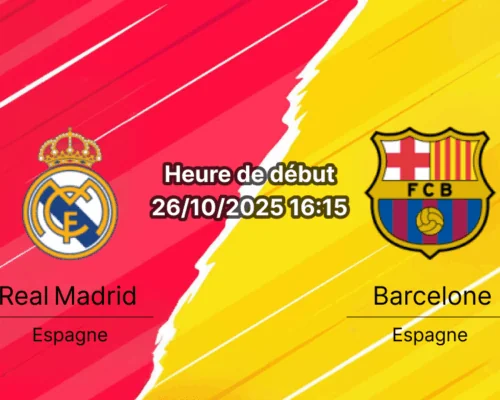 Pronostic Real Madrid – Barcelone : analyse complète de l’El Clásico au stade Santiago Bernabéu en Liga Española