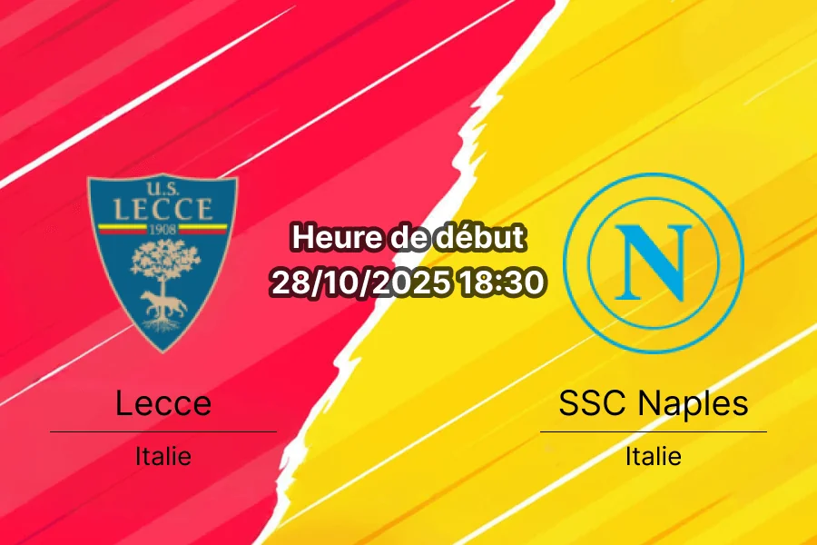 Joueurs de Lecce défendant face aux attaques du Napoli
