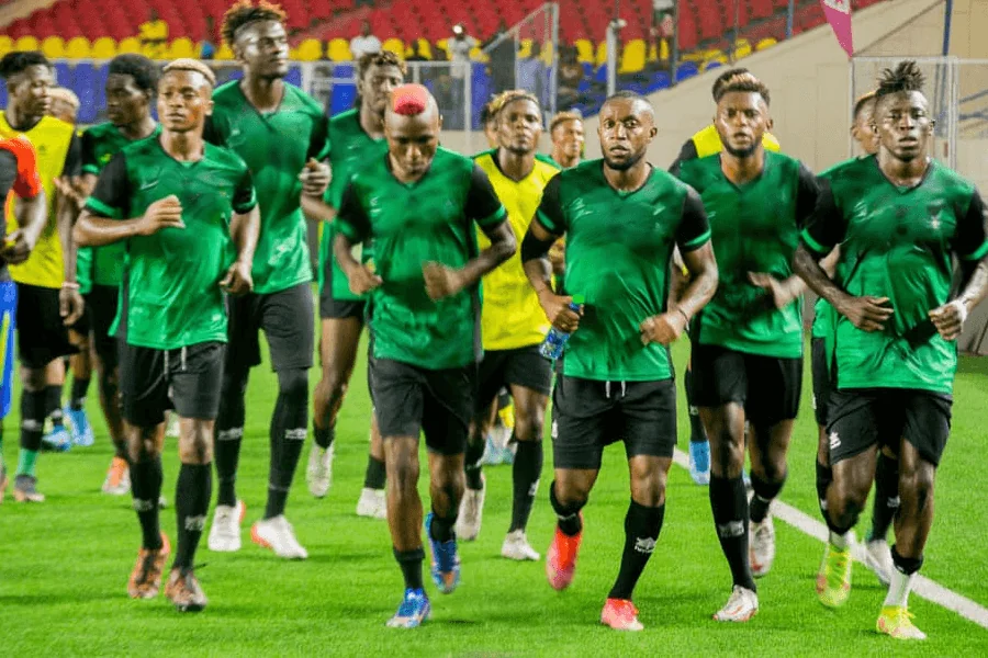 Stade de V.Club lors d'un match de Linafoot.