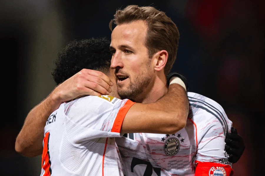 Harry Kane célèbre son record de 100 actions décisives
