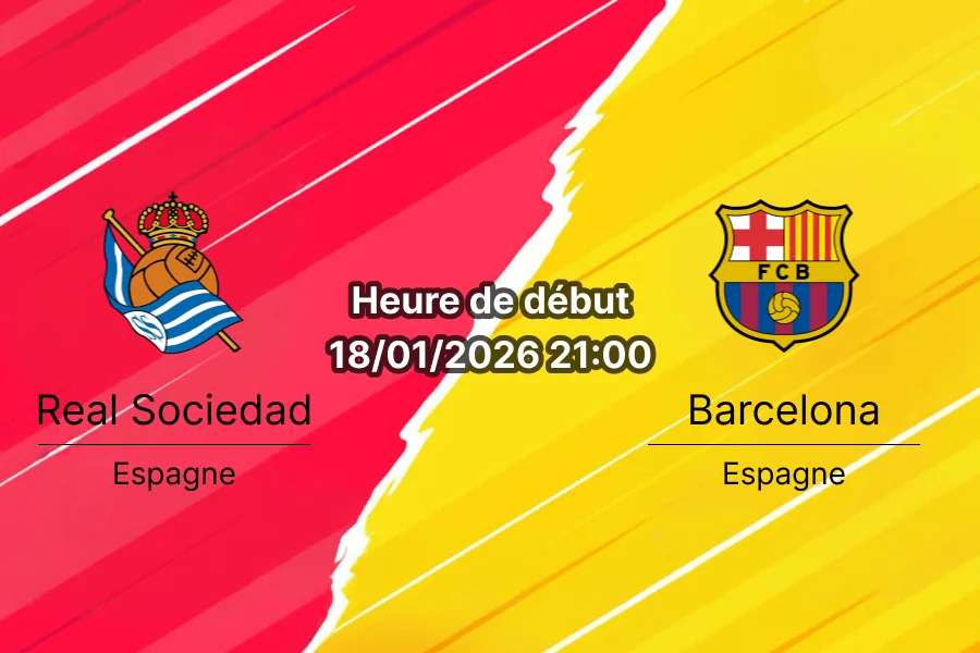 Pronostic Real Sociedad - Barcelone