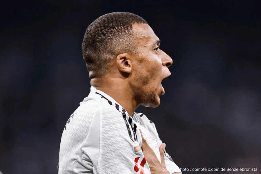 Mbappé statistiques 37 buts 7 passes 31 matchs Real Madrid graphique saison