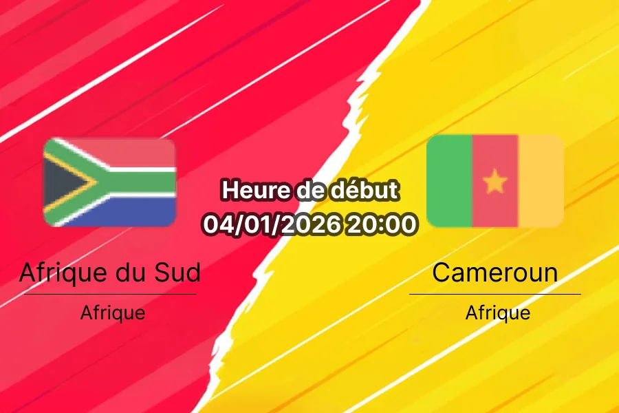Pronostic Afrique du Sud – Cameroun