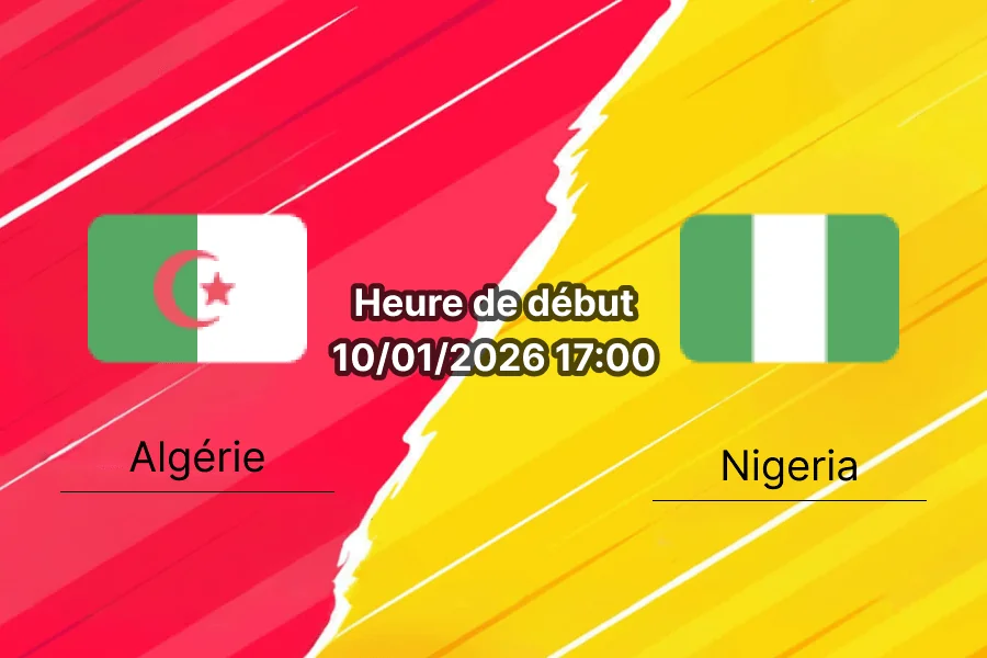 Couverture Pronostic Algérie – Nigeria, quart de finale CAN