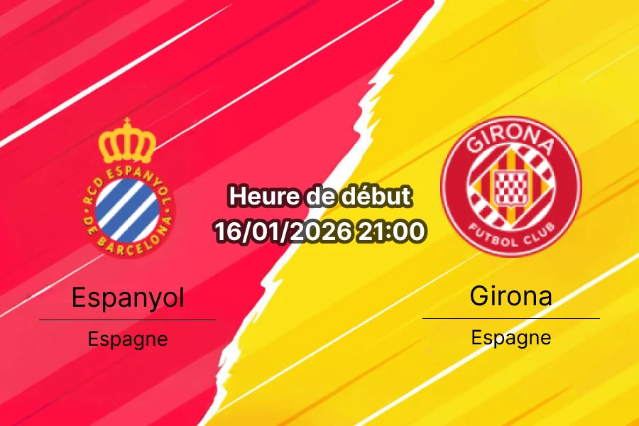 Couverture pronostic Espanyol Girona en Primera Division