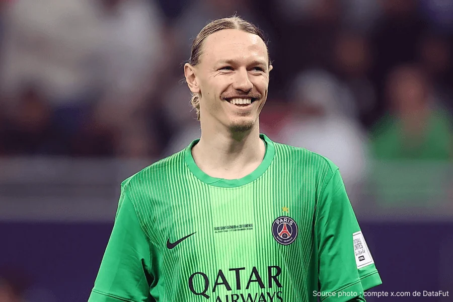 Matvey Safonov PSG entraînement collectif retour fracture main janvier 2026