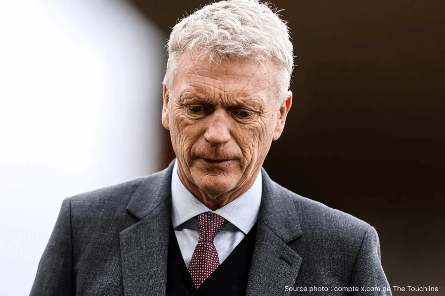 David Moyes frustré sur le banc d'Everton après la défaite contre Bournemouth