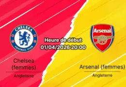 Pronostic Chelsea Women vs Arsenal LFC quart finale retour UWCL Stamford Bridge 1 avril 2026 bookmakers RDC Congo