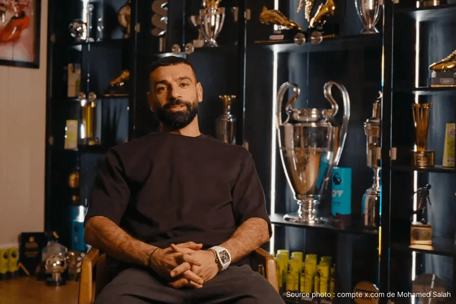 Mohamed Salah vidéo réseaux annonce départ Liverpool 24 mars 2026