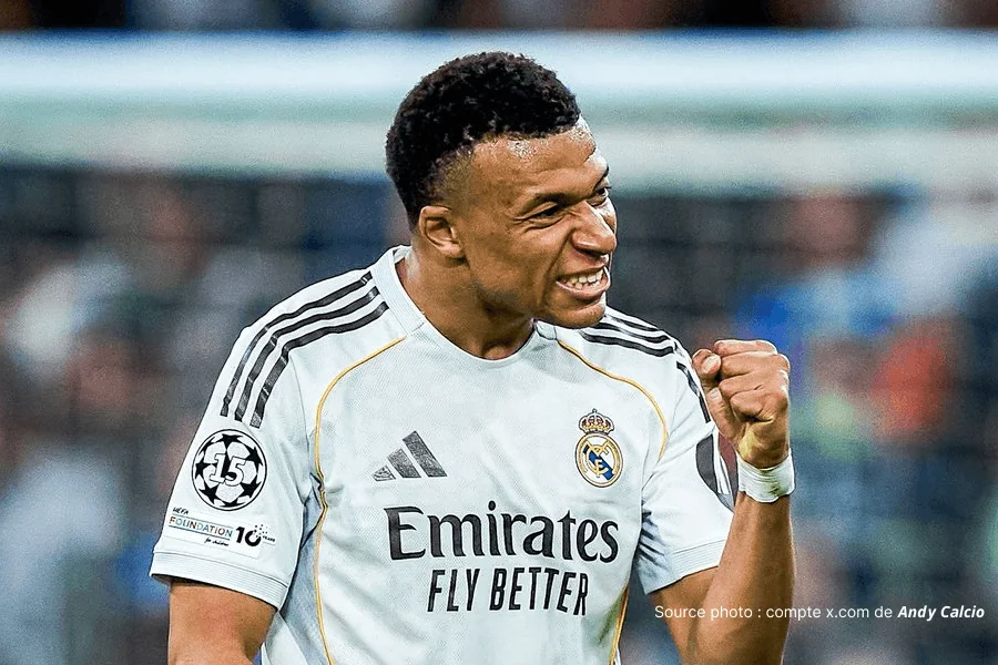 Kylian Mbappé but 74e minute Real Madrid Bayern Munich Bernabéu 2026