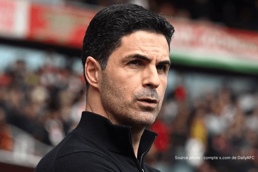 Mikel Arteta Arsenal entraîneur course titre Premier League six points avance 2026