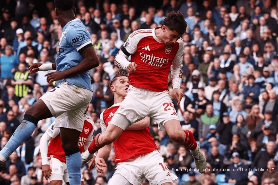 Kai Havertz but égalisation Arsenal Manchester City Etihad 2026