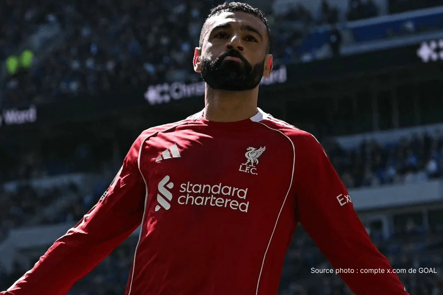 Mohamed Salah but dernier derby Merseyside Liverpool Everton 2026