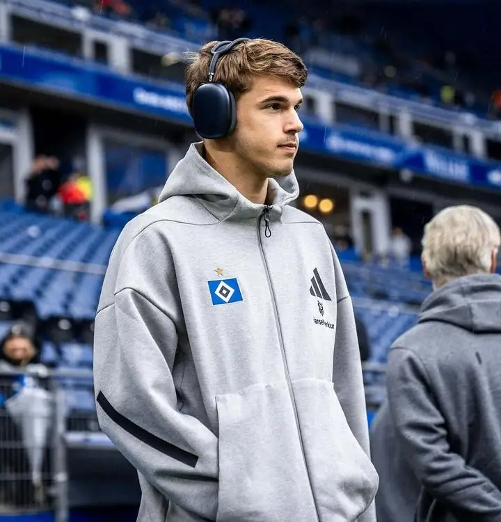 Stade Volksparkstadion de Hambourg lors d'un match de Bundesliga
