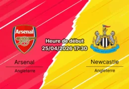 Pronostic Arsenal vs Newcastle United Premier League journée 34 – analyse et cotes du 25 avril 2026 à l'Emirates Stadium Londres