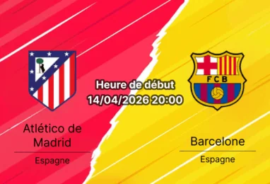 Pronostic Atlético de Madrid vs Barcelone Ligue des Champions quart de finale retour 14 avril 2026 Wanda Metropolitano Madrid – analyse cotes qualification