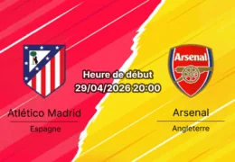 pronostic atletico madrid arsenal demi finale ligue des champions 2026 metropolitano 29 avril bookmakers rdc