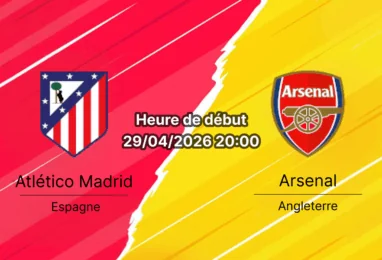 pronostic atletico madrid arsenal demi finale ligue des champions 2026 metropolitano 29 avril bookmakers rdc