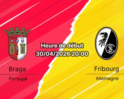 Pronostic Sporting de Braga vs SC Fribourg UEFA Europa League demi-finale 2026 – analyse et cotes Estádio Municipal