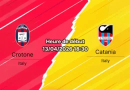 Pronostic Crotone – Catania : duel calabrais, le dauphin dans le piège ?