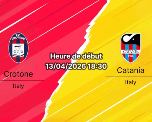 Pronostic Crotone – Catania : duel calabrais, le dauphin dans le piège ?