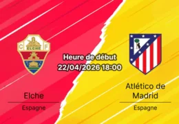 Pronostic Elche CF vs Atlético de Madrid LaLiga EA Sports journée 33 22 avril 2026 – analyse tactique xG cotes Estadio Martínez Valero | bookmakers-rdc.com