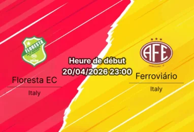 Pronostic Floresta EC – Ferroviário : le choc du Nord-Est en Série C