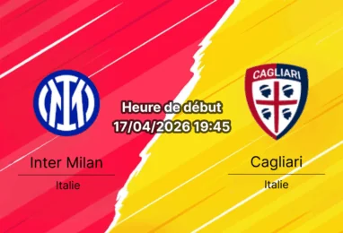Pronostic Inter Milan vs Cagliari – Journée 33 Serie A 2025-2026 – 17 avril 2026 au Stadio Giuseppe Meazza San Siro Milan