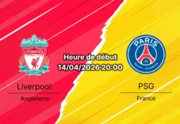 Pronostic Liverpool vs PSG Ligue des Champions quart de finale retour 14 avril 2026 Anfield Liverpool – analyse cotes qualification Kvaratskhelia Doué Salah champion LDC