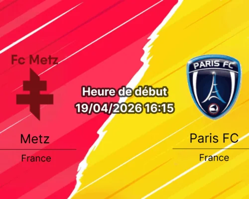 Pronostic FC Metz vs Paris FC Ligue 1 19 avril 2026 analyse cotes et paris Bookmakers-RDC