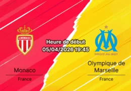 Pronostic Monaco Marseille Ligue 1 J28 5 avril 2026 – bookmakers-rdc.com