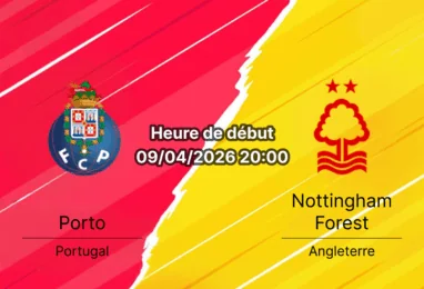 Pronostic FC Porto vs Nottingham Forest – Quart de finale aller UEFA Europa League 9 avril 2026, Estádio do Dragão, Porto