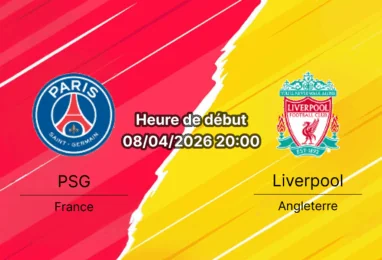 Pronostic Paris Saint-Germain vs Liverpool FC - UEFA Champions League quarts de finale aller - 8 avril 2026 - Parc des Princes Paris - Analyse tactique blessés Alisson Salah Barcola cotes et paris recommandés
