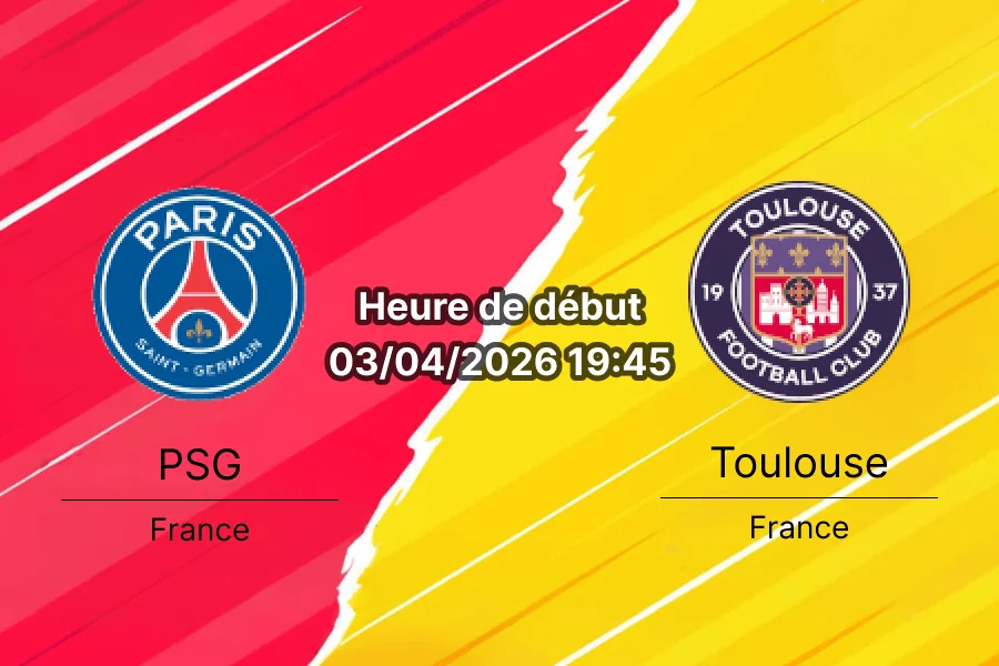 Pronostic PSG vs Toulouse Ligue 1 journée 28 3 avril 2026 Parc des Princes paris sportifs bookmakers RDC Congo