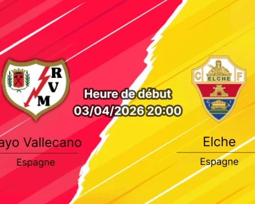 Pronostic Rayo Vallecano vs Elche La Liga journée 30 3 avril 2026 Vallecas paris sportifs bookmakers RDC Congo