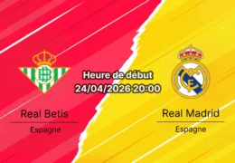 Pronostic Real Betis vs Real Madrid – La Liga 34e journée 24 avril 2026 – La Cartuja Séville Xabi Alonso course au titre