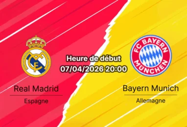 Pronostic Real Madrid vs Bayern Munich - Quarts de finale Ligue des Champions 2026 - Santiago Bernabéu 7 avril 2026