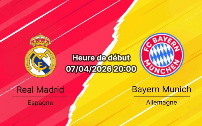 Pronostic Real Madrid vs Bayern Munich - Quarts de finale Ligue des Champions 2026 - Santiago Bernabéu 7 avril 2026