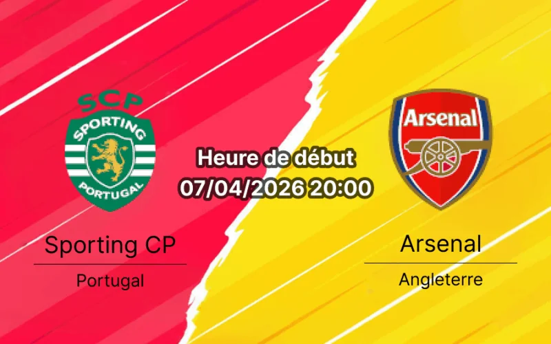 Pronostic Sporting CP vs Arsenal - Quart de finale Ligue des Champions 7 avril 2026 - Estádio José Alvalade Lisbonne - Analyse tactique cotes et paris recommandés