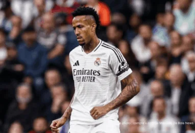 Éder Militão Real Madrid sort blessé en boitant avant la mi-temps contre Alavés