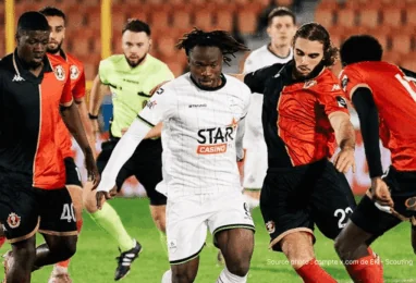 Abdoul Karim Traoré en maillot OH Louvain lors d'un match Jupiler Pro League 2026