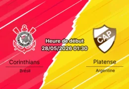 Pronostic Corinthians Platense – Neo Química Arena, Copa Libertadores Groupe E, 29 mai 2026