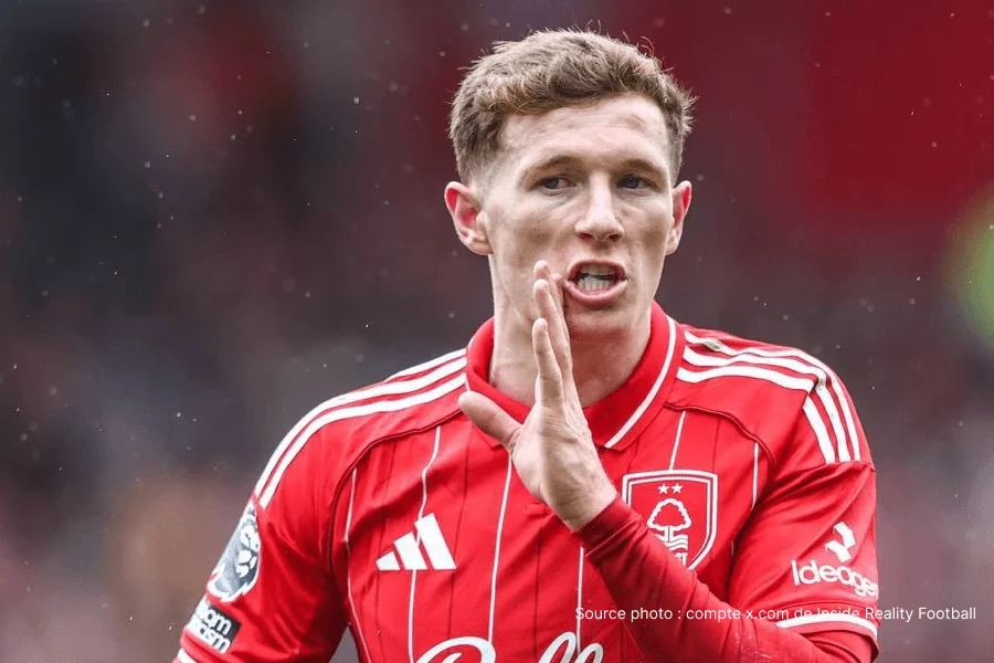 Elliot Anderson milieu Nottingham Forest, cible principale Manchester City priorité mercato été 2026 – Premier League anglaise