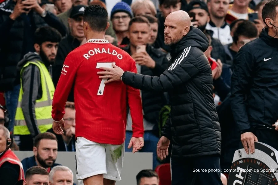 Cristiano Ronaldo Manchester United deuxième passage maillot rouge 2022