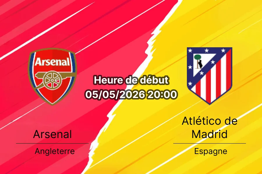 Pronostic Arsenal FC vs Atlético de Madrid – Demi-finale retour Ligue des Champions UEFA 5 mai 2026 – Analyse xG H2H absences et cotes de paris – bookmakers-rdc.com